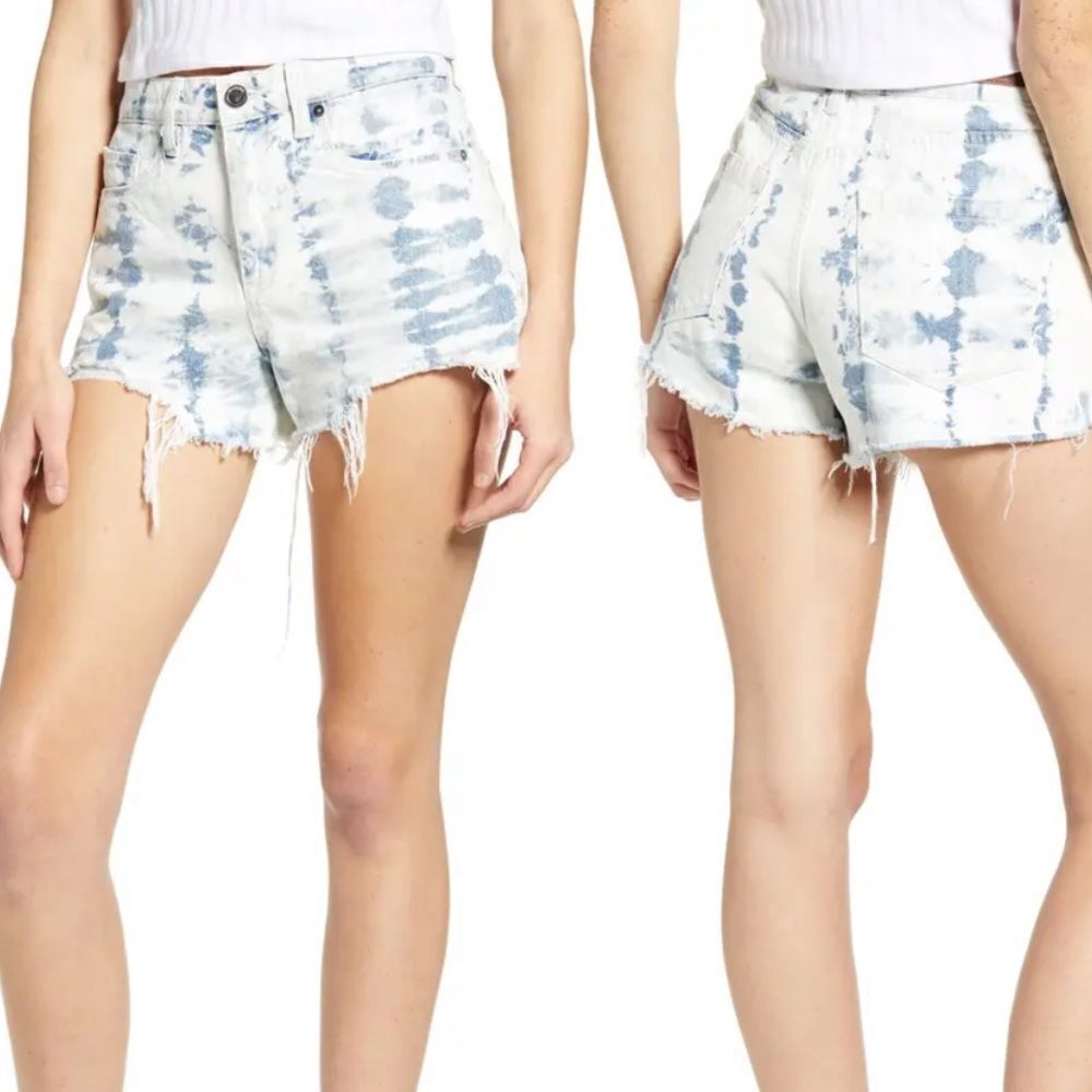 BlankNYC The Barrow Tie Dye Denim Shorts Size 28